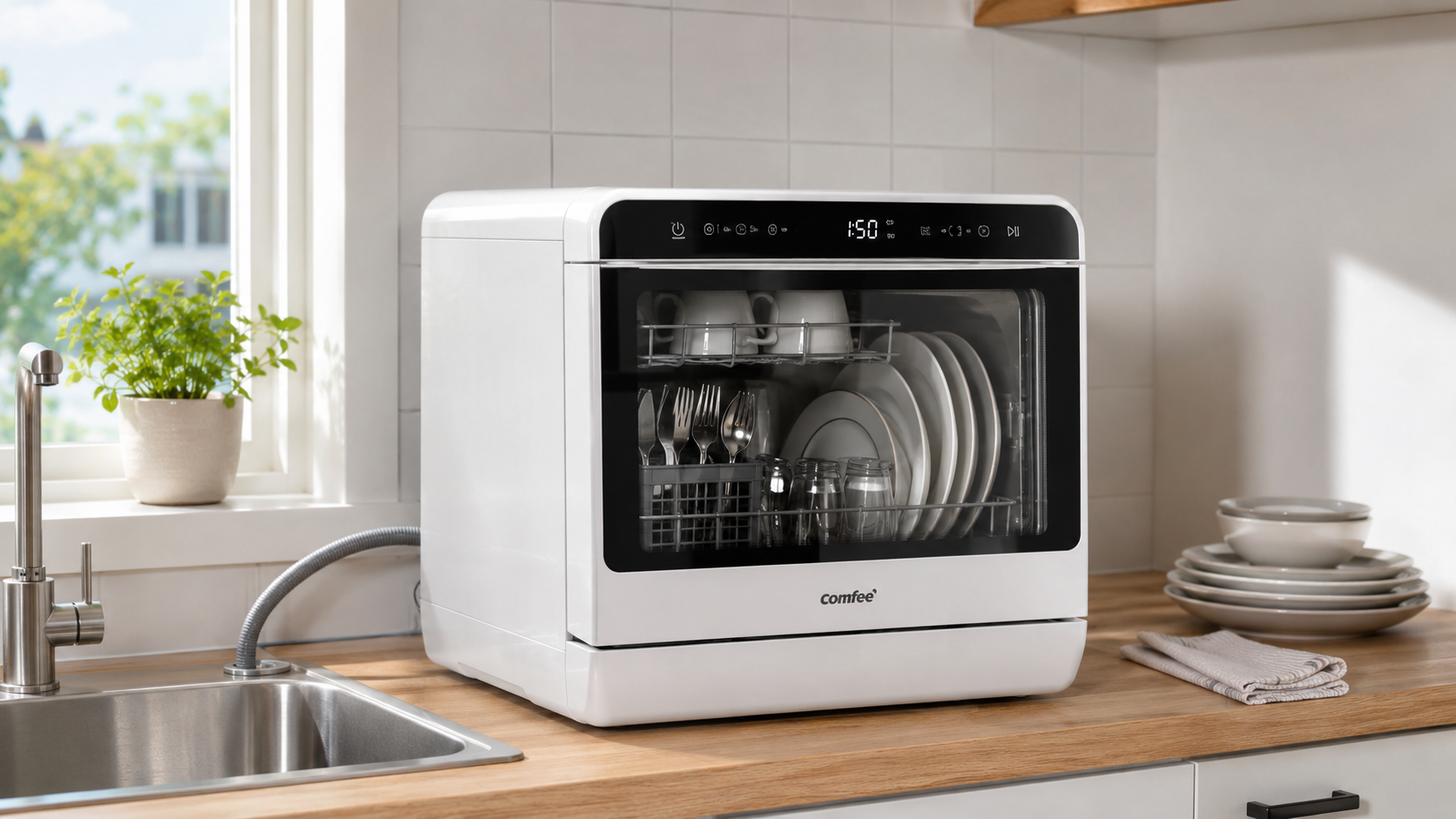 COMFEE’ Countertop Dishwasher Review (2026)