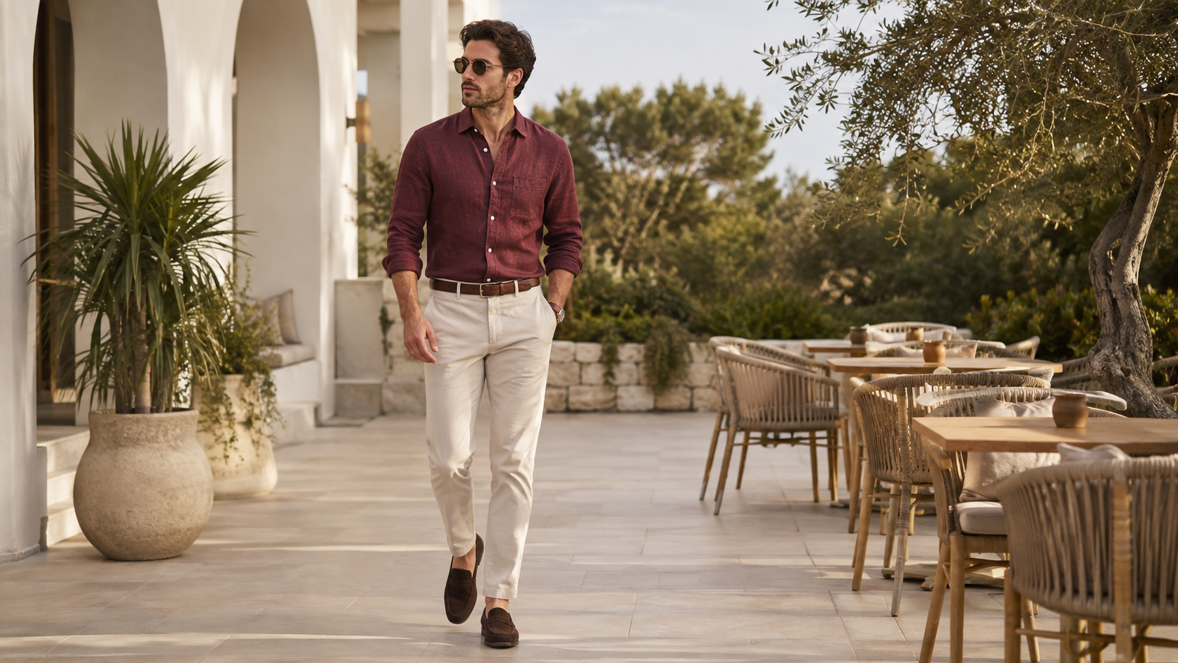 10 Burgundy Linen Shirt Outfit Ideas for Men
