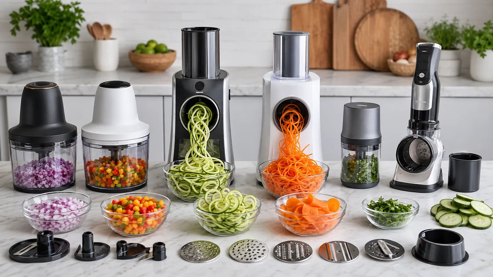 10 Best Electric Vegetable Choppers and Spiralizers for Quick & Healthy Meal Prep (2026)