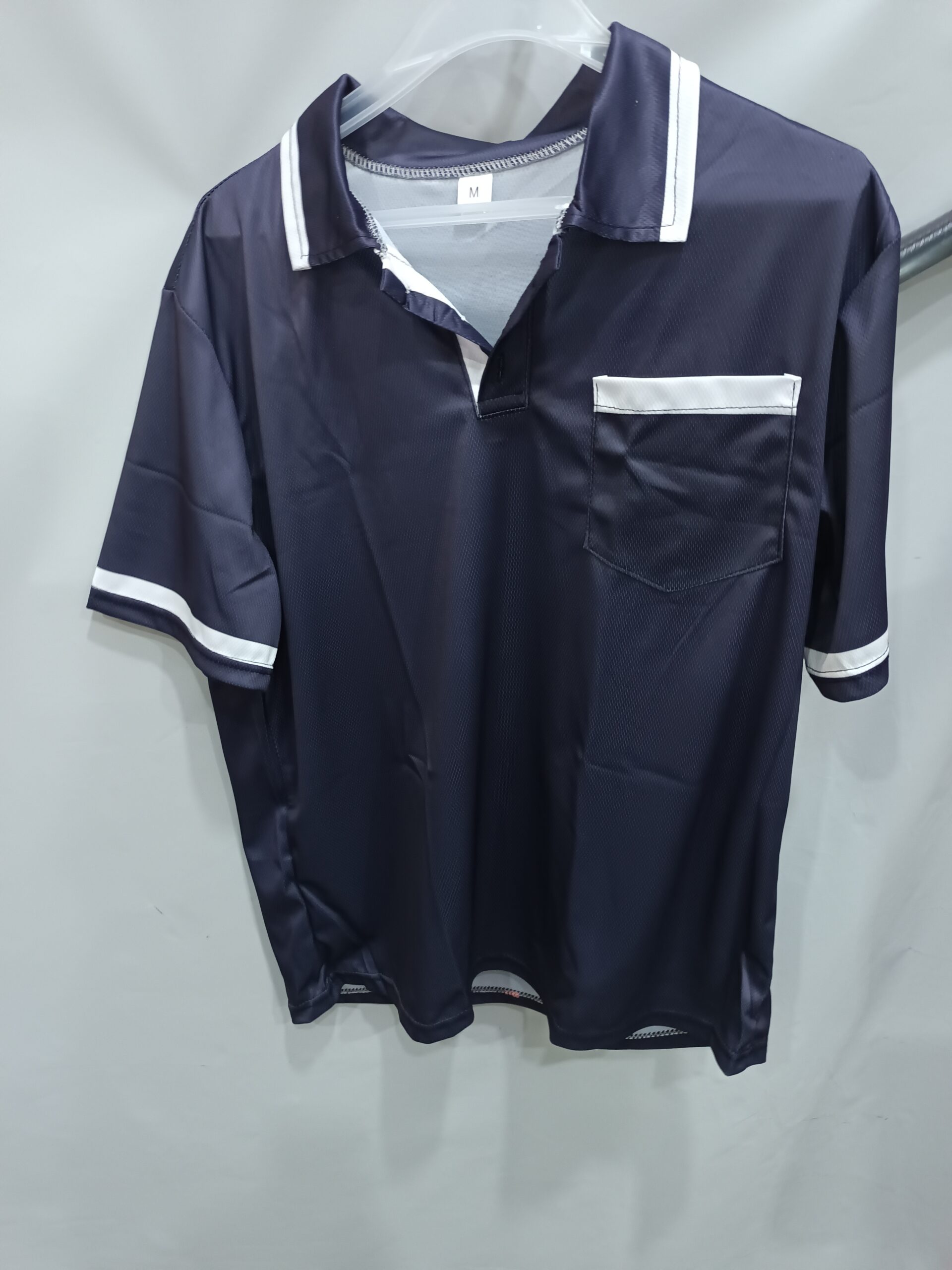 Men's Casual Square Collar Double Buckle Printed Short Sleeve - Image 5