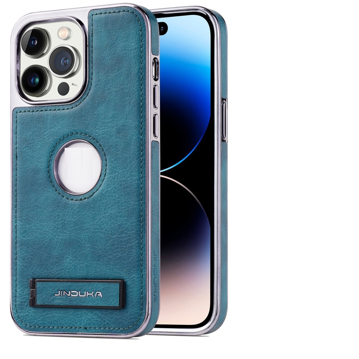 Applicable Phone Case All-inclusive Drop-resistant High-grade Leather Bracket Shell - Image 6