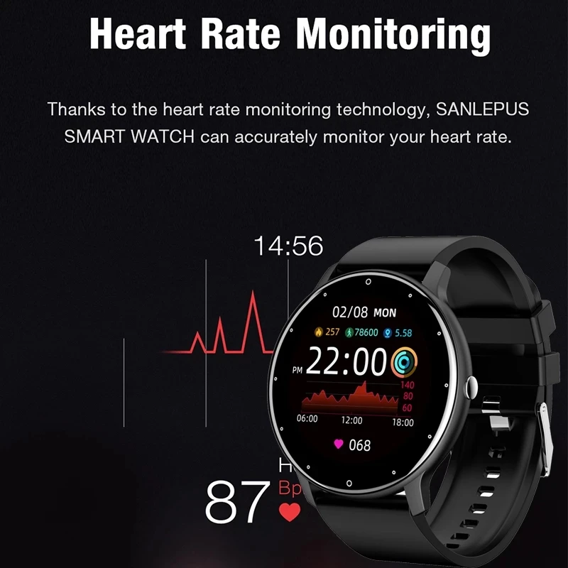LIGE 2026 Smart Watch Women Men Ladies Gift Sport Fitness Men Watches Heart Rate Monitor Waterproof Smartwatch For Android IOS - Image 2