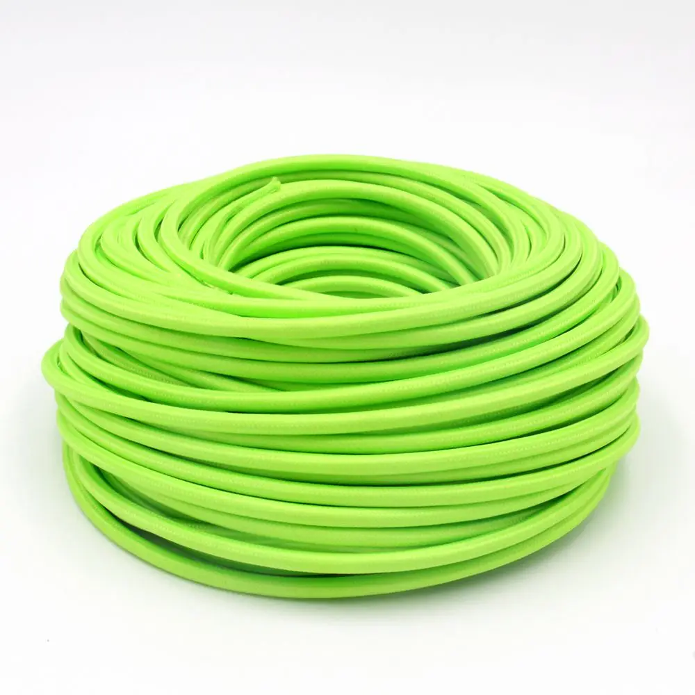 3 Core 0.75mm2 Fabric Braided Cable Woven Cloth Covered Flex Cord Vintage Light… - Image 10