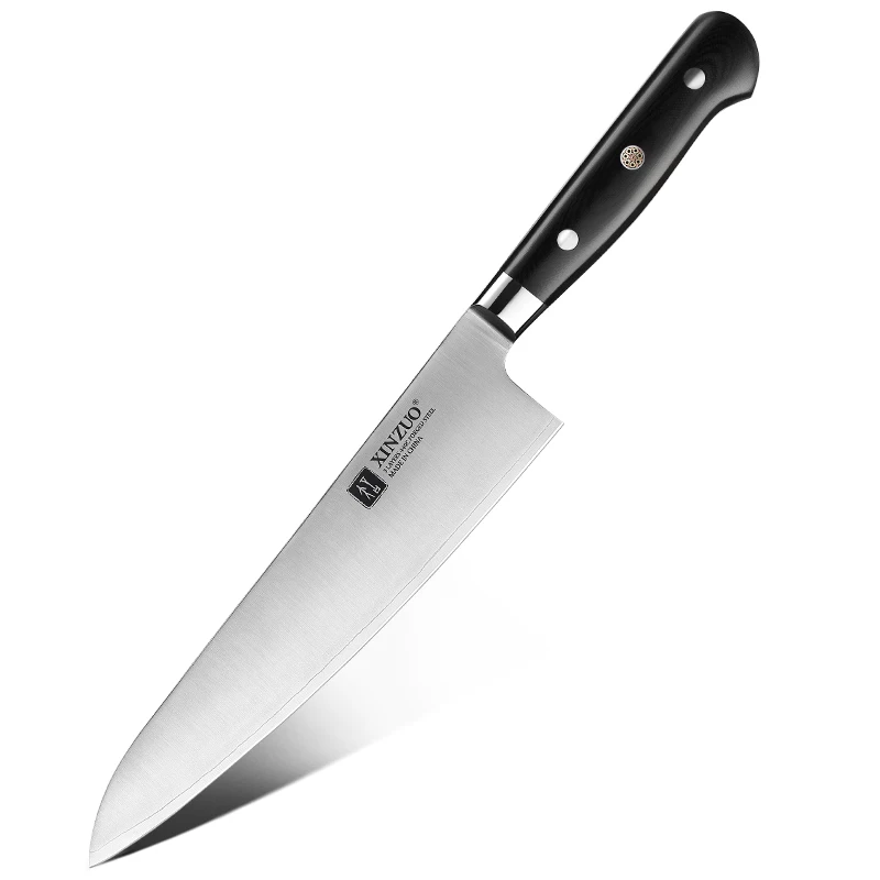 XINZUO 210mm Chef Knife 3 Layer 440C Core Clad Steel Kitchen Knives Stainless… - Image 7