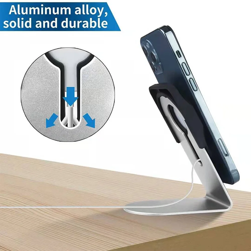 Non-slip Phone Holder for iPhone Magsafe Wireless Magnetic Charger Desk Charging… - Image 5