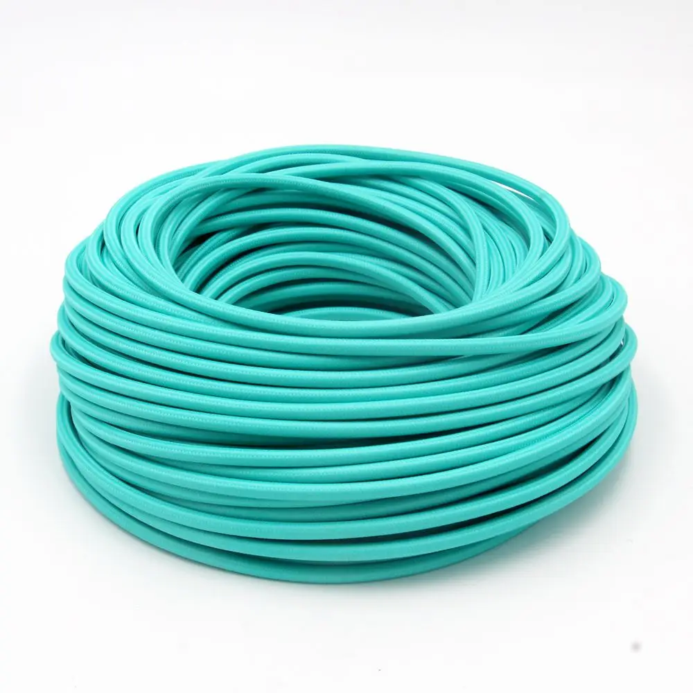 3 Core 0.75mm2 Fabric Braided Cable Woven Cloth Covered Flex Cord Vintage Light… - Image 21