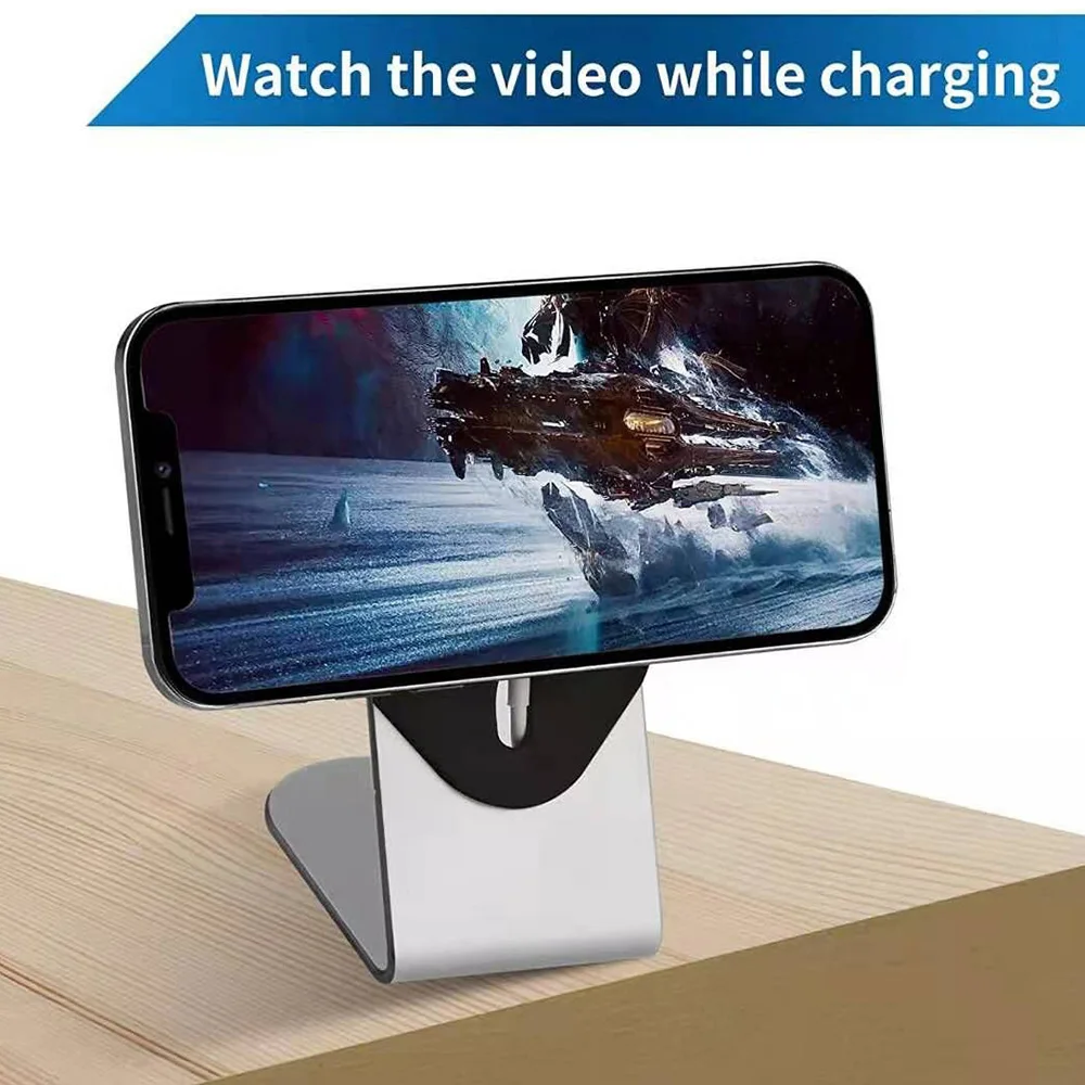 Non-slip Phone Holder for iPhone Magsafe Wireless Magnetic Charger Desk Charging… - Image 3