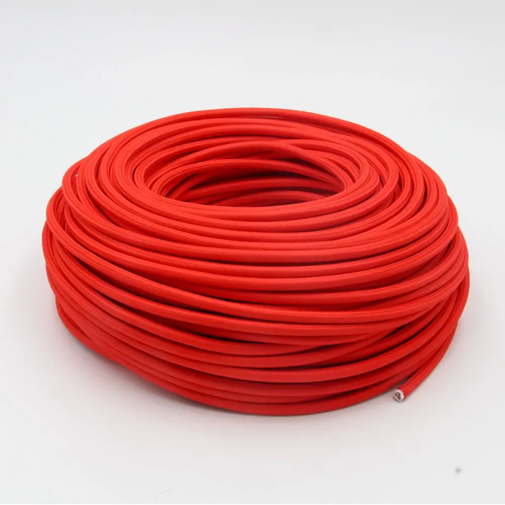 3 Core 0.75mm2 Fabric Braided Cable Woven Cloth Covered Flex Cord Vintage Light… - Image 15