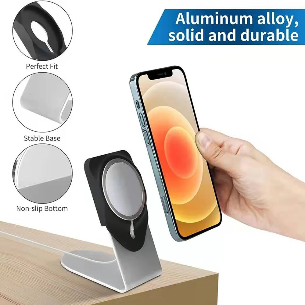 Non-slip Phone Holder for iPhone Magsafe Wireless Magnetic Charger Desk Charging… - Image 9