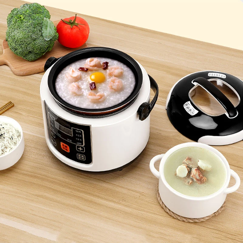 12V/24V Car Truck Rice Cooker Multicooker Soup Porridge Cooking Food Steamer 2L… - Image 3