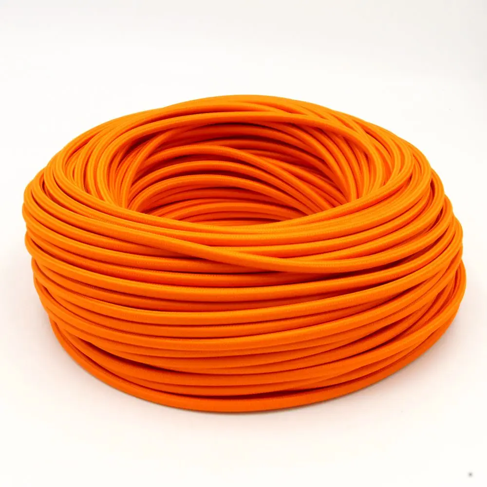 3 Core 0.75mm2 Fabric Braided Cable Woven Cloth Covered Flex Cord Vintage Light… - Image 19
