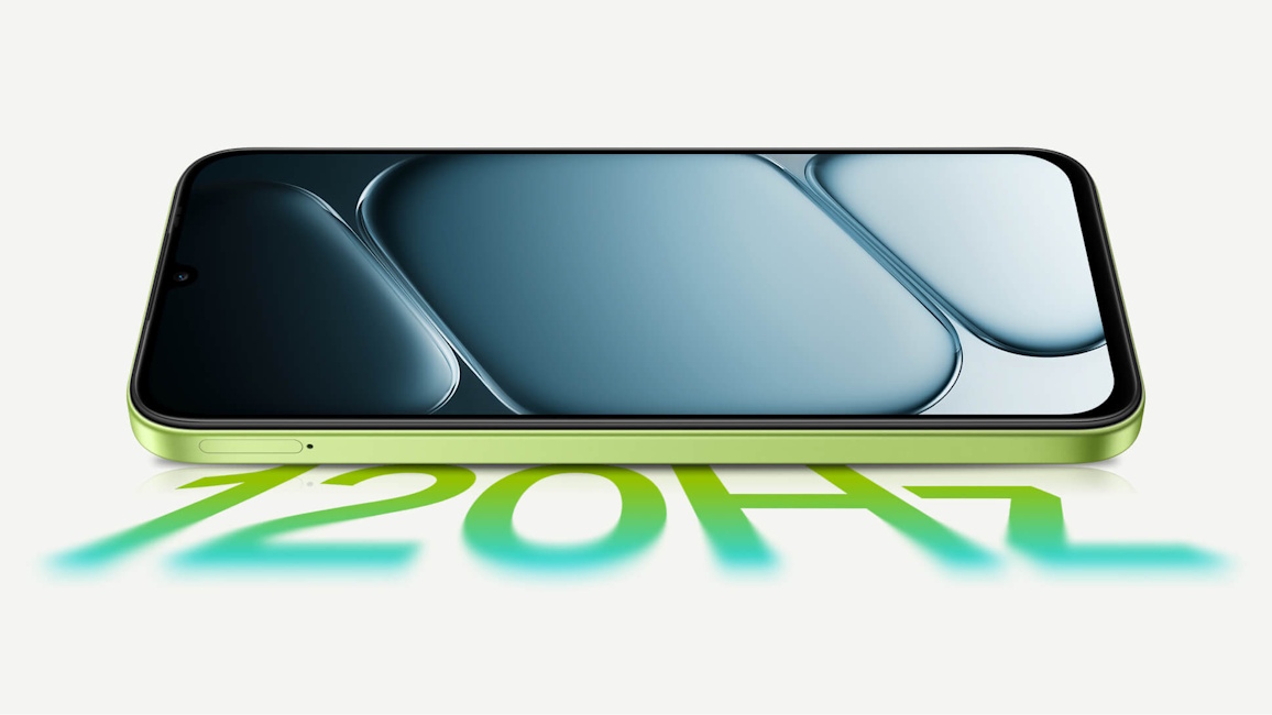 OnePlus N6 Lite showing its flat 6.75-inch display and rear design