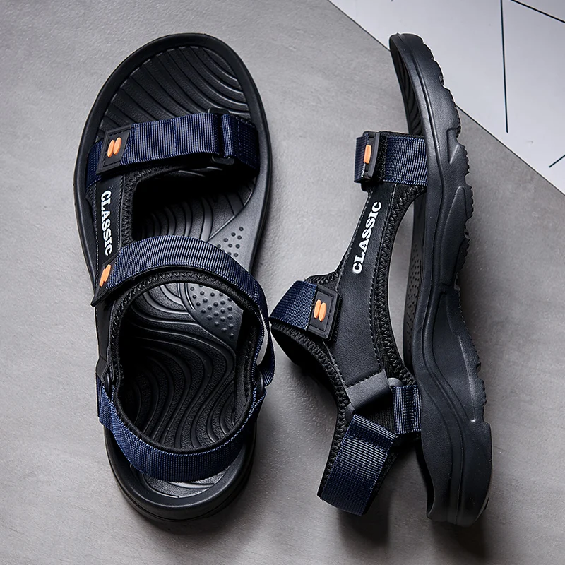 Men Sandals Summer Leisure Beach Holiday Sandals Men Shoes New Outdoor Sneakers Male Retro Comfortable Casual Sandals Men - Image 7
