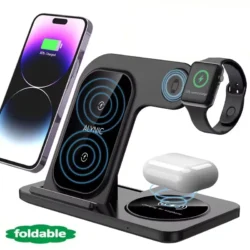3 in 1 Wireless Charging Station for Magsafe Charger Stand Fast Magnetic Wireless…