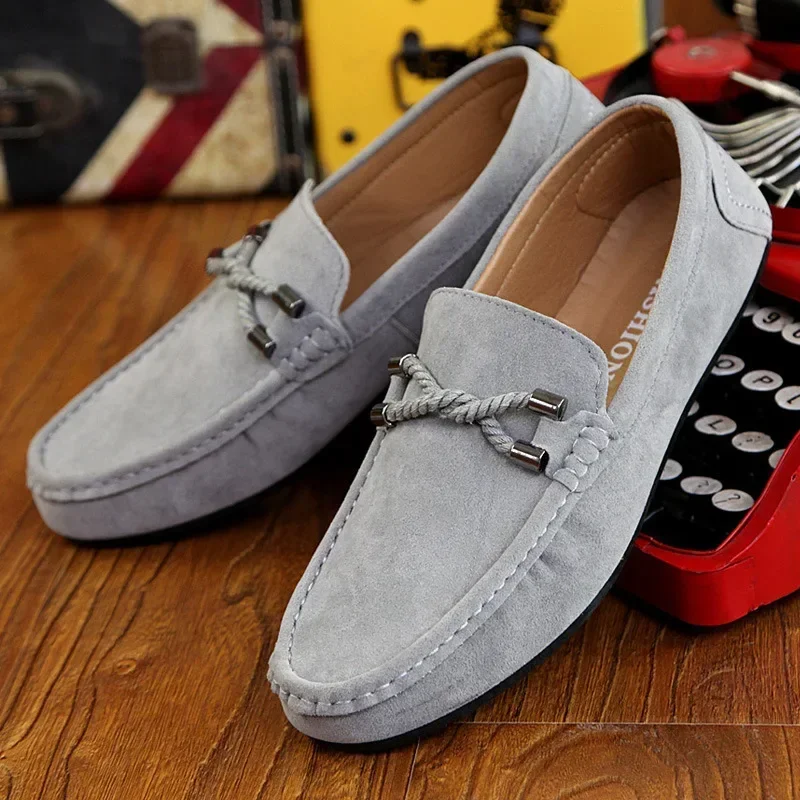 2025 Men Casual Shoes Fashion Men Shoes Breathable Men Loafers Moccasins Slip on Men's Flats Male Driving Shoes - Image 5