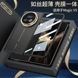 Luxury Ultra-thin Restore Thickness Phone Case For Honor Magic V5 V3 VS3 With Screen Glass Protect Film Matte Protector Cover