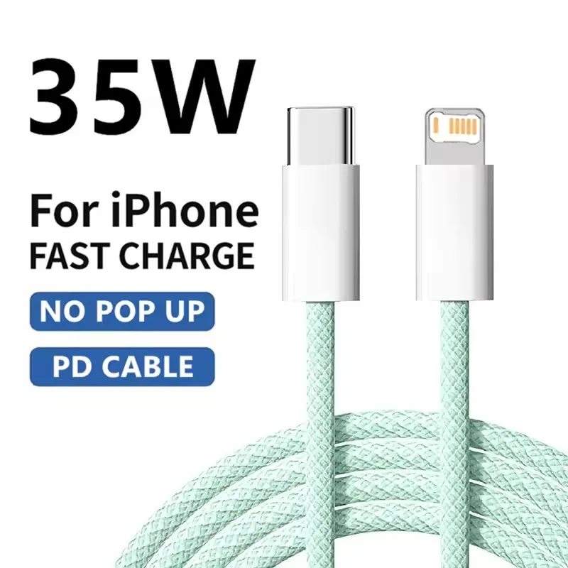 Braided USB-C PD Cable Fast Charge Data Line for iPhone 13 14 pro Max 11 12 Mini… - Image 8