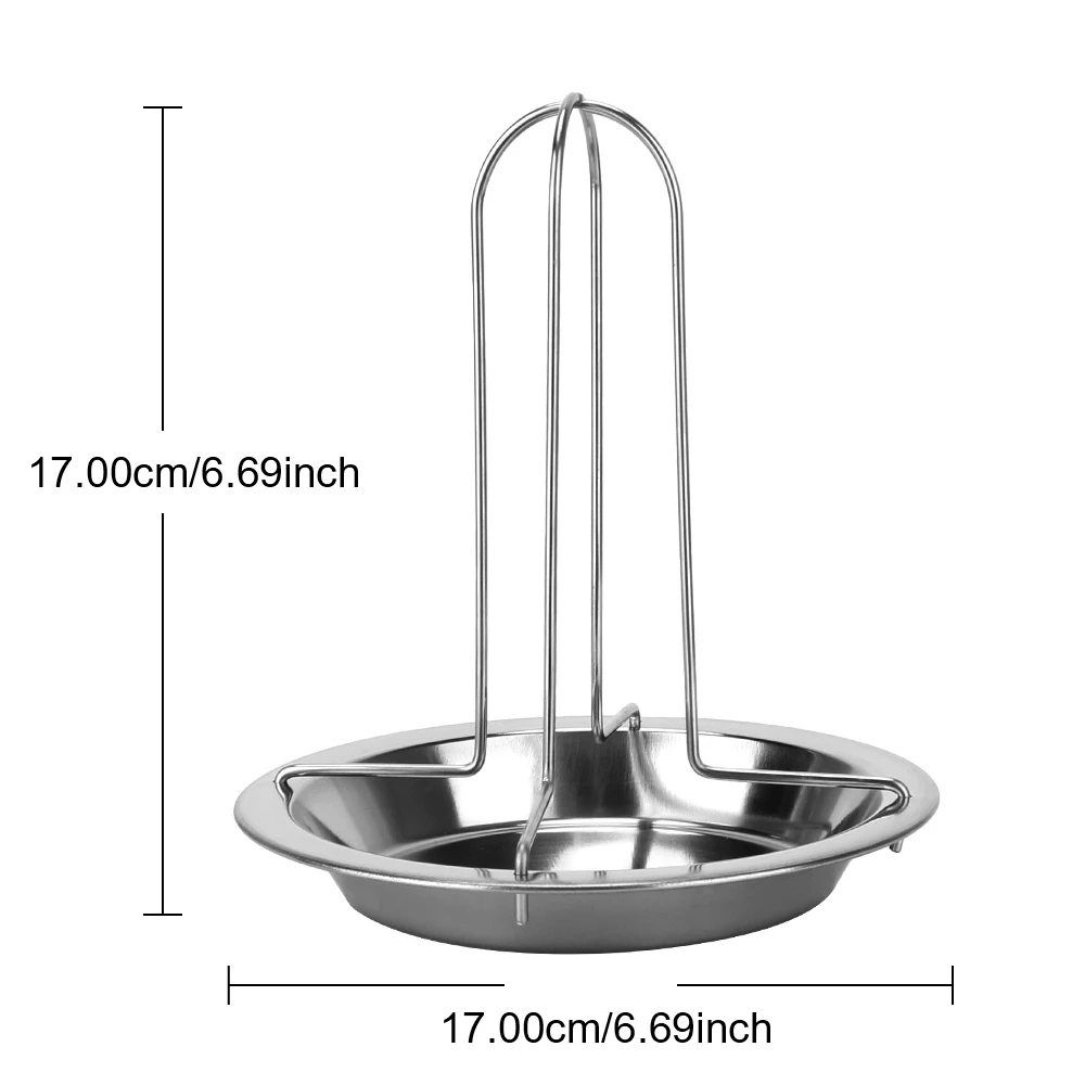 Chicken Roaster Rack Stainless Steel Roasting Grill Stand Kitchen Outdoor BBQ… - Image 6