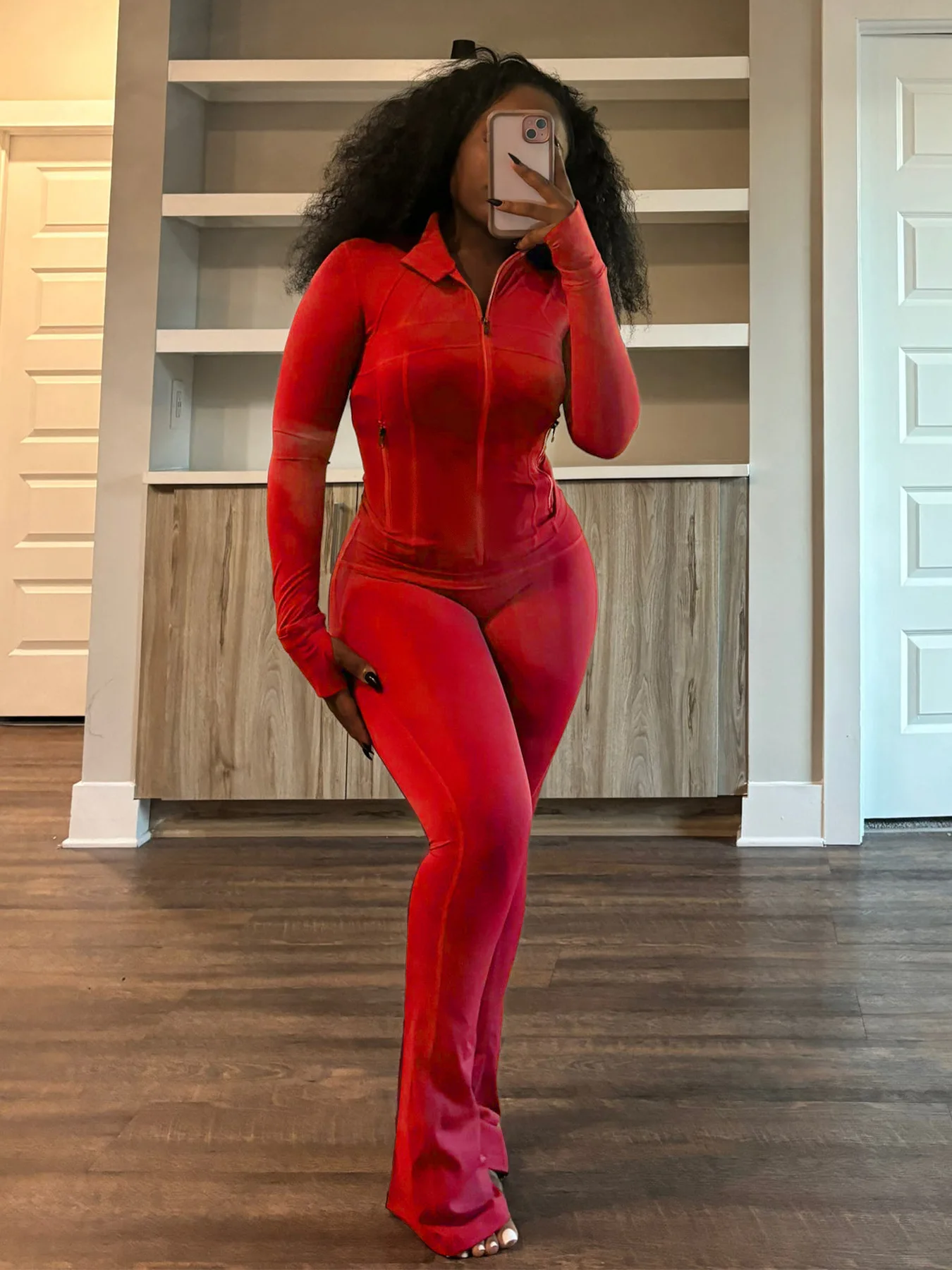 2026 Pant Set Women Two Piece Sets Full Sleeve Club Stand Collar Coats Long Pants… - Image 14