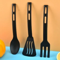 New Nylon Kitchen Utensils Set Heat Resistant Non Stick Cookware Accessories…