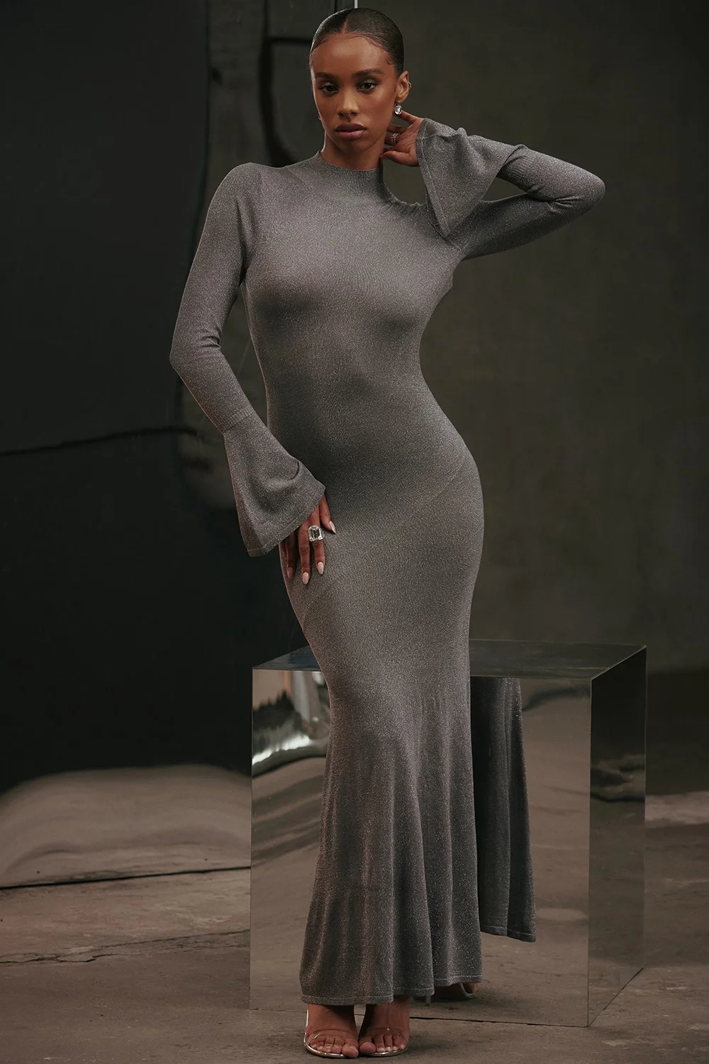 Pure Color Party Elegant Backless Dress, Perfect for Special Occasions, Stylish… - Image 3