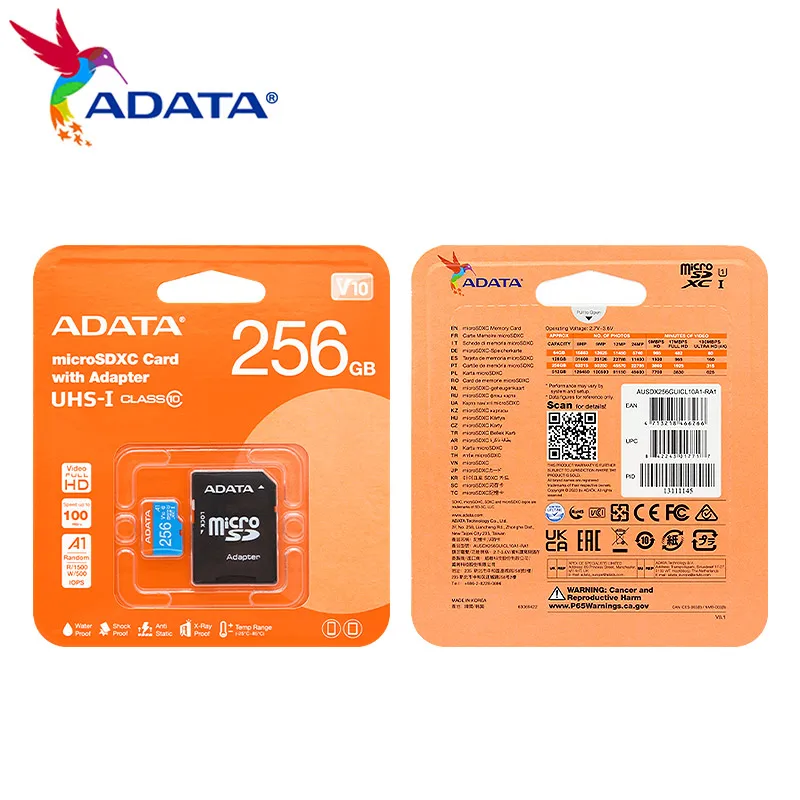 ADATA Micro SD Card 32GB 64GB 128GB 256GB A1 Memory Card C10 UHS-I High Speed… - Image 5