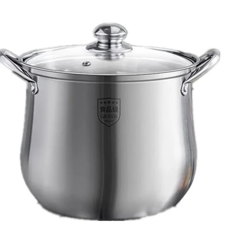 Stock Pot Stainless Steel Household Thickening Large Capacity Soup Porridge…