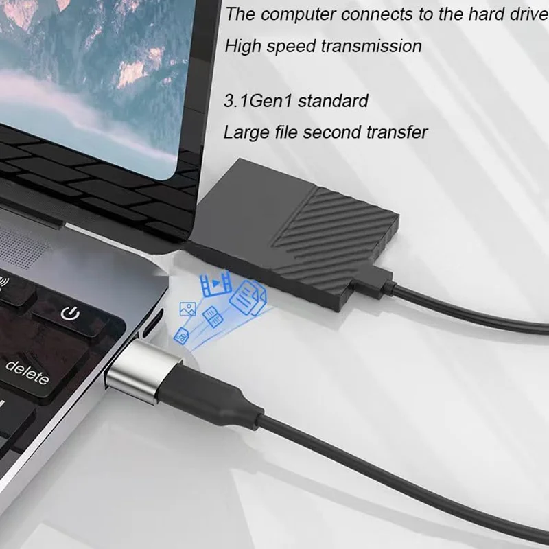 8pcs Set of USB-C to USB Adapters, Micro USB to Type-C, Type-C Male to USB Female… - Image 6