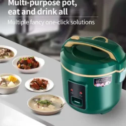 24V Truck Rice Cooker - 3L Large Capacity 200W Portable Electric Food Warmer for…