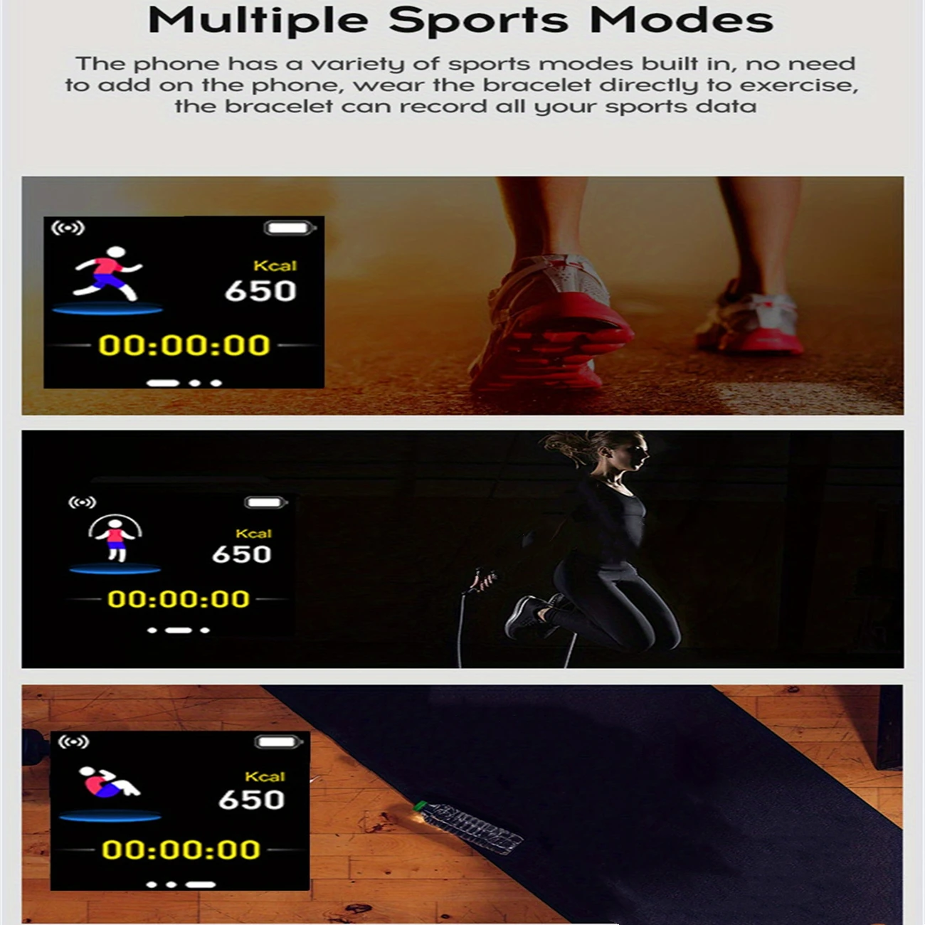 Men Smart Watches Color Screen Bluetooth Woman Fitness Sport Bracelet Health Sleep Monitor Electronic Clock Smartwatch Alarm Y68 - Image 3
