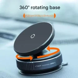 Wireless Charging Vacuum Magsafe Car Phone Holder Universal Multi-Functional…