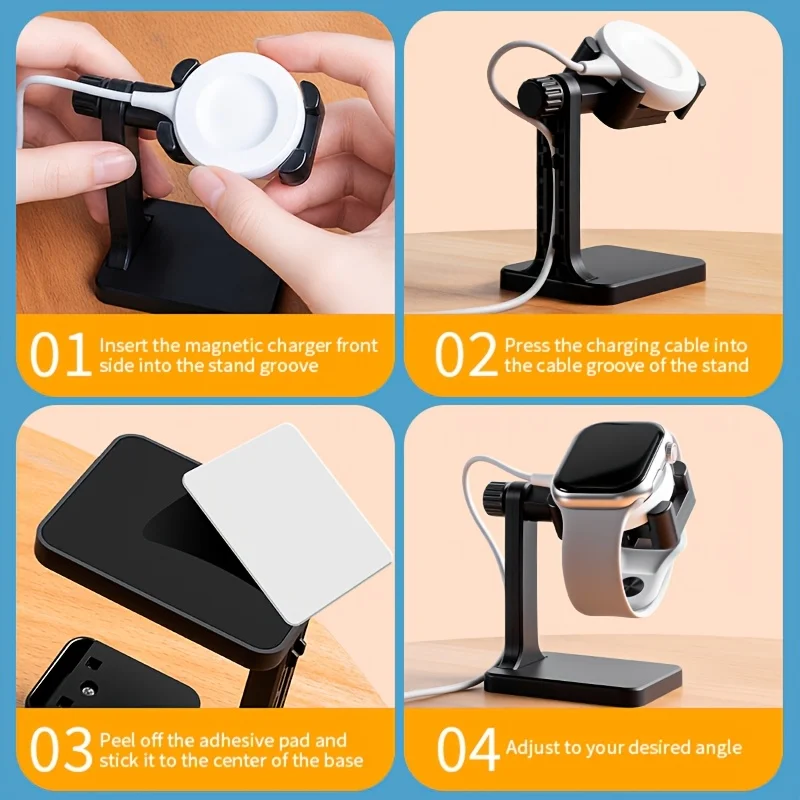 Adjustable Smartwatch Charging Stand, universal Rotatable Watch Charging Dock… - Image 2