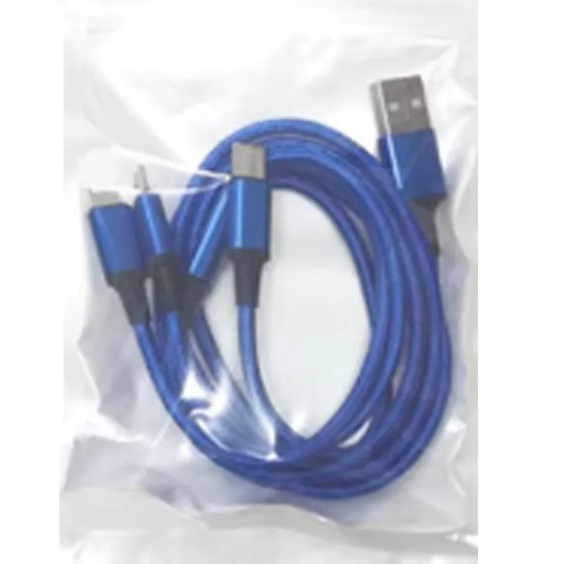 3-In-1 Braided Nylon Data Cable, 120cm/1.2m Long, Supports USB To Type-C, IP And… - Image 10