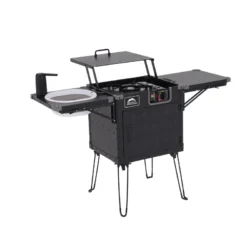 Outdoor Camping Cooking Set Camping Kitchen Box Cookware Table Stove Portable Car Folding Kitchen For Outdoor Camping Hiking