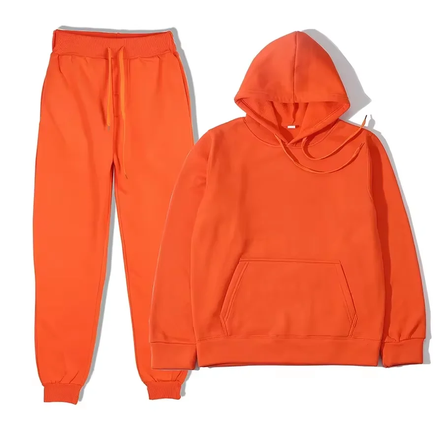 Winter Tracksuit Women Two Piece Set - Oversized Hoodie Sweatpants Solid Color… - Image 23