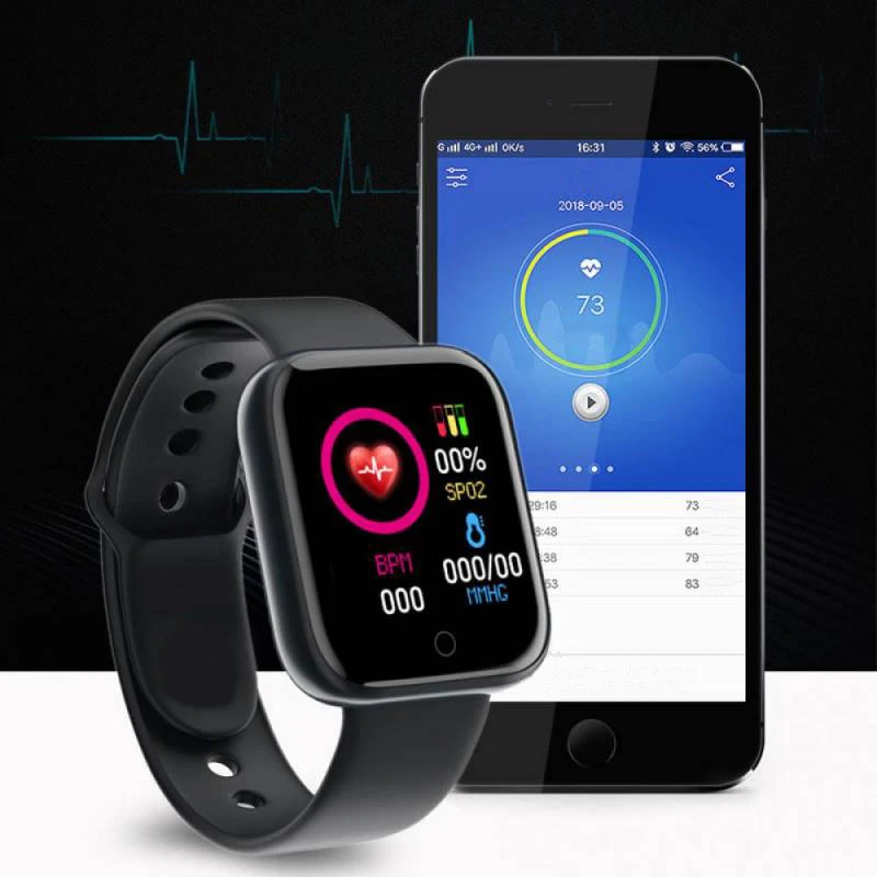 Men Smart Watches Color Screen Bluetooth Woman Fitness Sport Bracelet Health Sleep Monitor Electronic Clock Smartwatch Alarm Y68 - Image 4