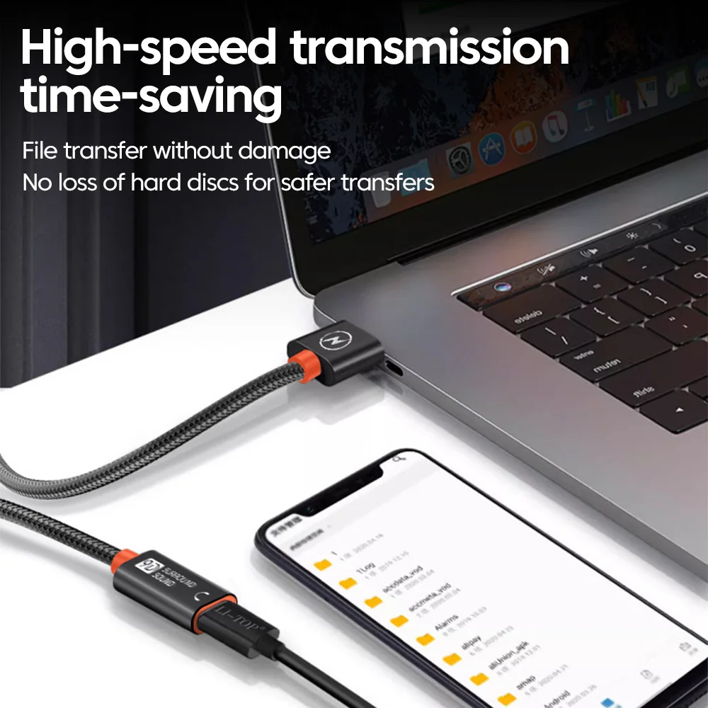 USB To Type C 2.0 Extension Cable Fast Charging Data Transfer USB C Headphone USB… - Image 2