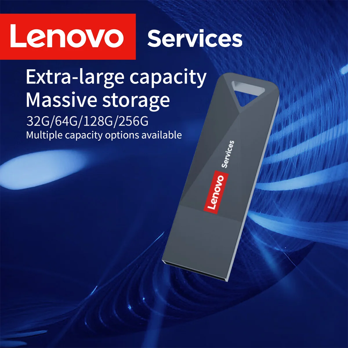 Lenovo USB Flash Drive, 32/64/128/256GB, Metal Mini Waterproof U Disk, Up to… - Image 5