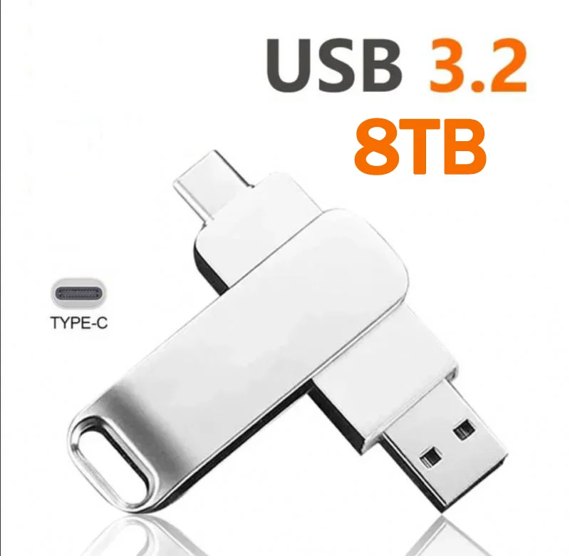 16TB Flash Drive Usb 3.2 Super High Speed Metal Transfer U Disk Pen Drive… - Image 14