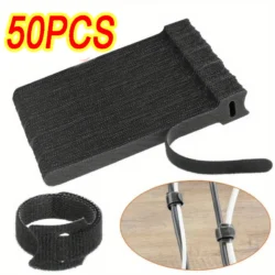 50PCS Cable Organizer Cable Management Cable Winder Tape Protector for Wire Ties…