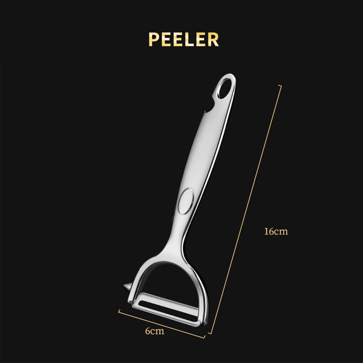 1PC Stainless Steel Vegetable Peeler, Peeler, Multifunctional Carrot and Potato… - Image 6