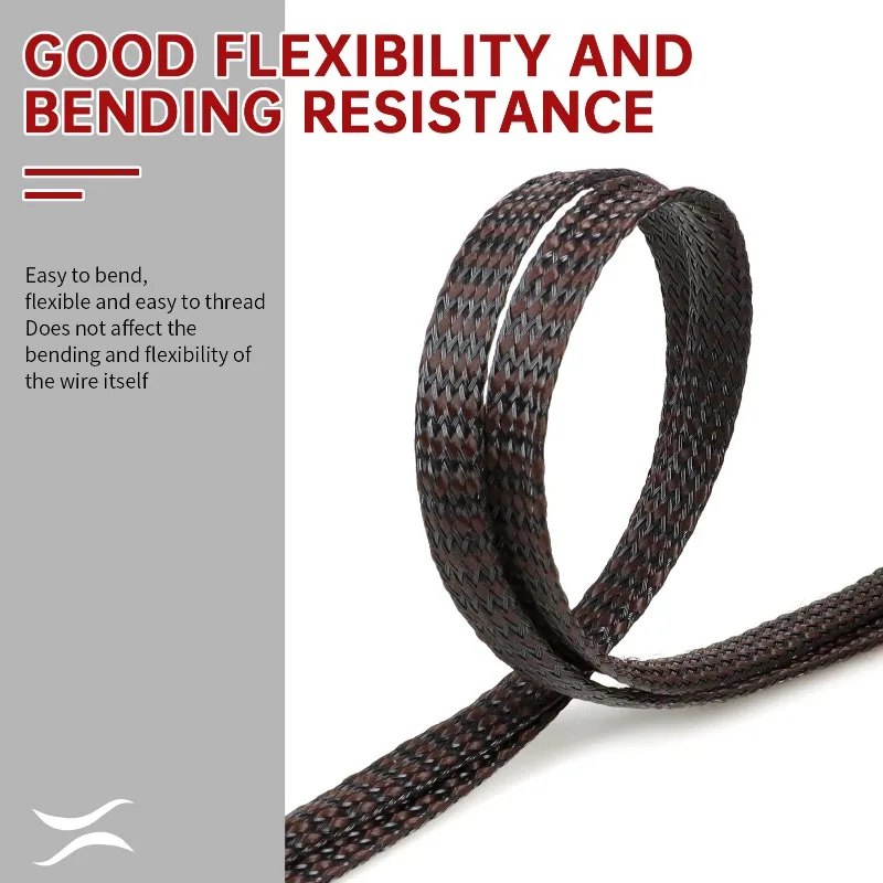 4 8 12mm Expandable Braided Cable Sleeve PP Cotton+PET Yarn Wire Protecting… - Image 13