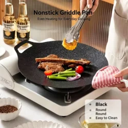 Non‑stick Frying Pan Portable Camping Cookware Multi‑Purpose Bakeware for…