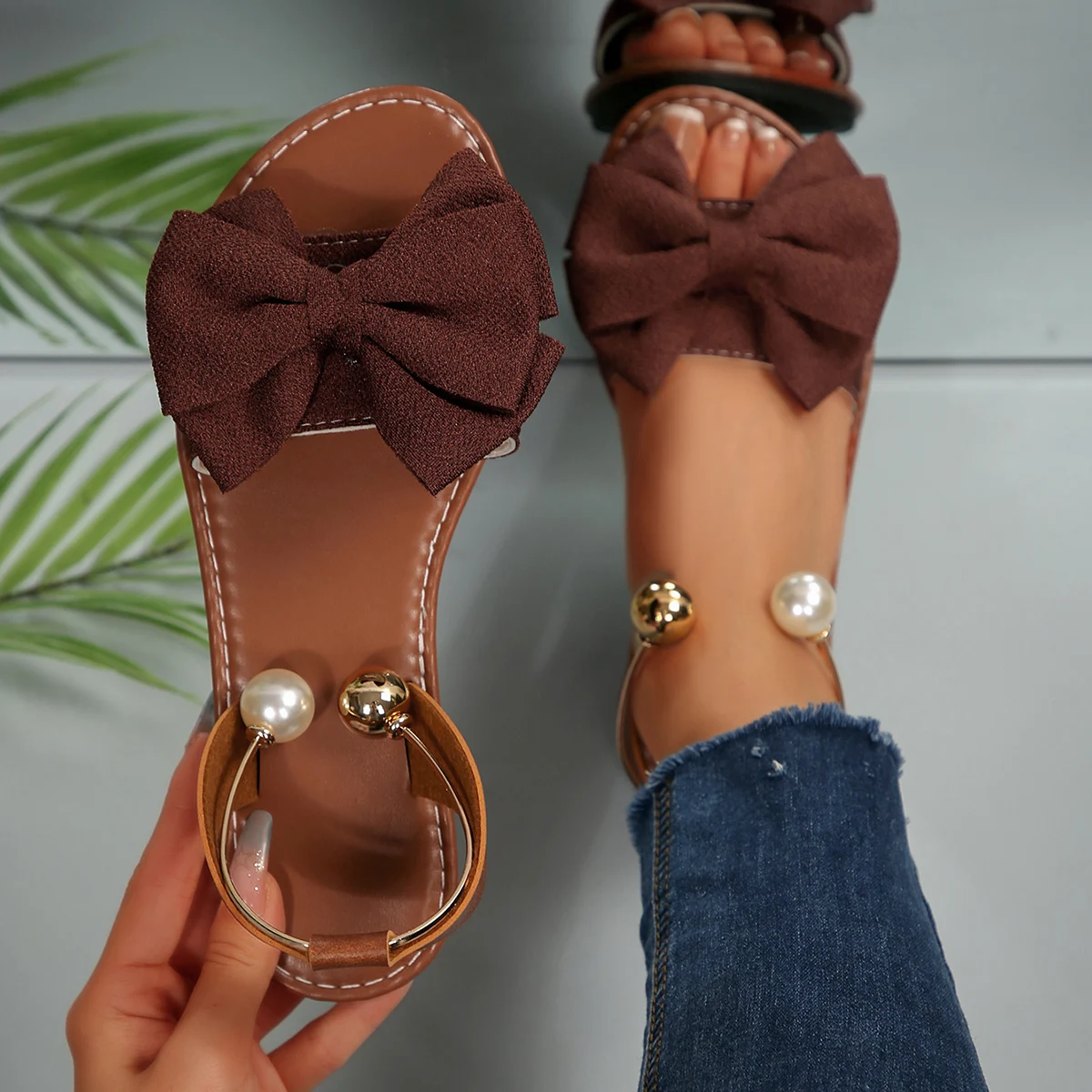 2026 New Summer Women Sandals Lightweight Comfortable Designer Shoes Women Flat… - Image 7