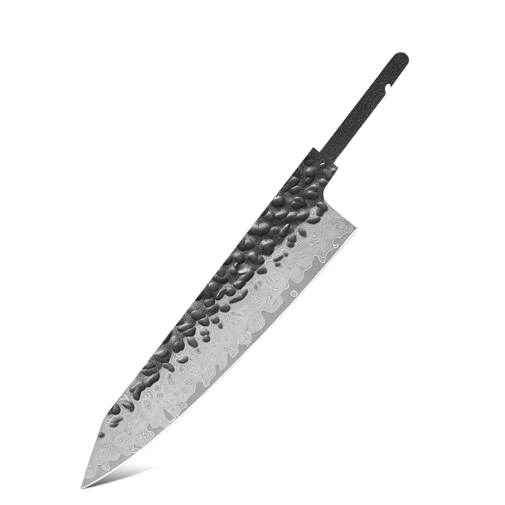 TURWHO 1-10 Pieces Japanese Chef Knife Blank Blade DIY Damascus Steel VG10 Core… - Image 13