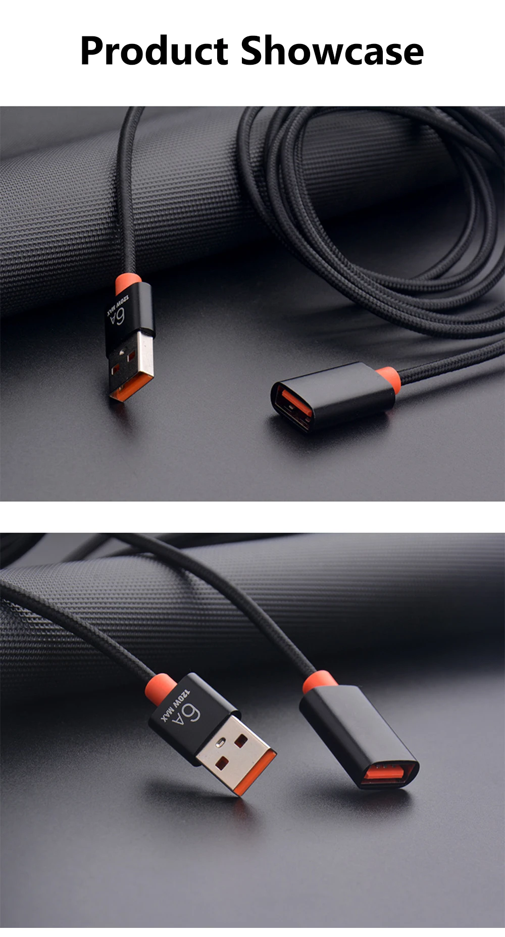 USB To Type C 2.0 Extension Cable Fast Charging Data Transfer USB C Headphone USB… - Image 30