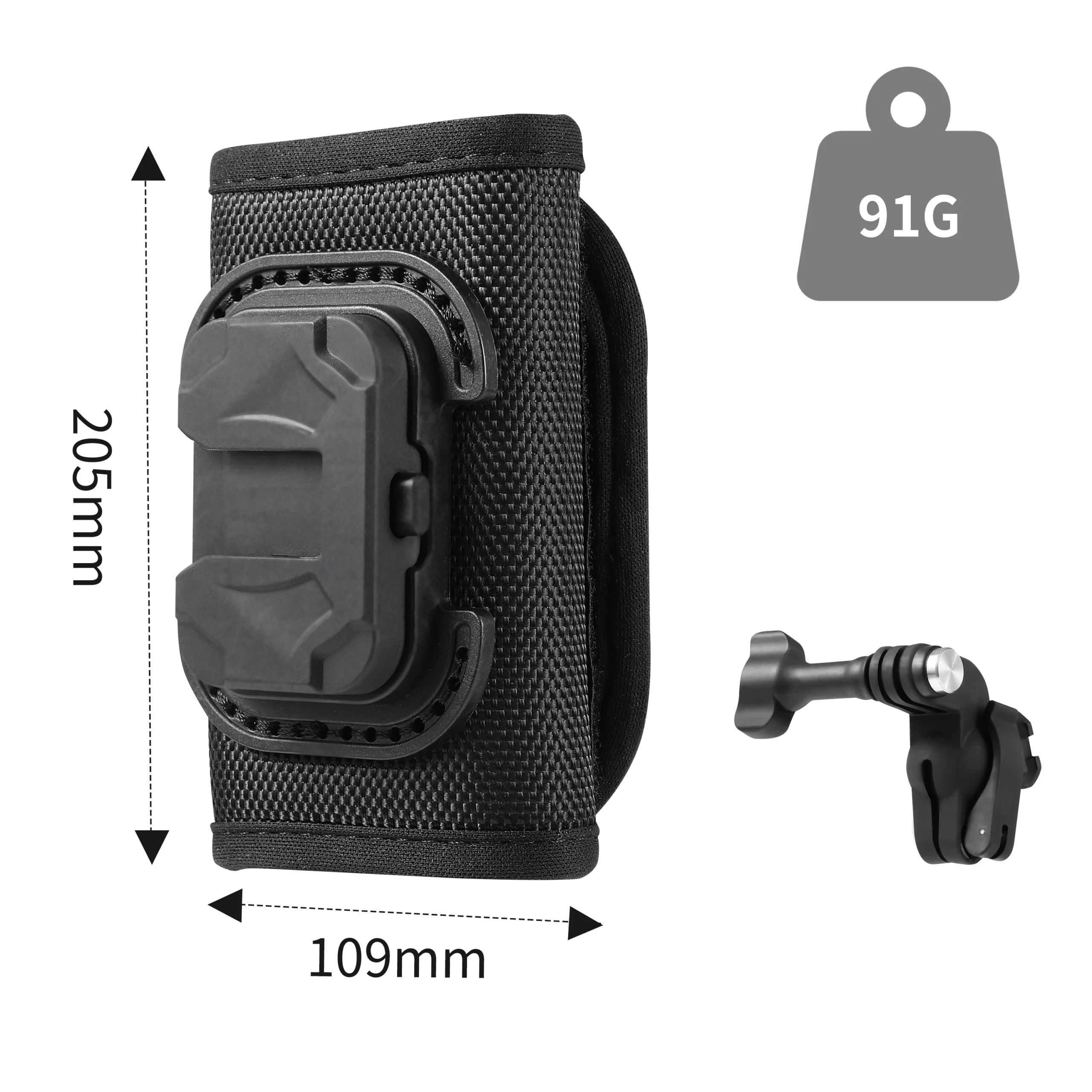 Backpack Mount for Insta360 Luna Ultra X6 X5 Air Ace Pro 2 Shoulder Strap Clip Holder 360° Adjust Quick Release for DJI Osmo 360 - Image 7