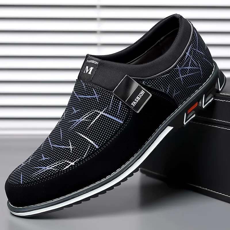 Luxury Men Leather Shoes Business Casual Shoes for Men Classic Office Formal Party Shoes Fashion Slip-On Loafers Male Moccasins - Image 5