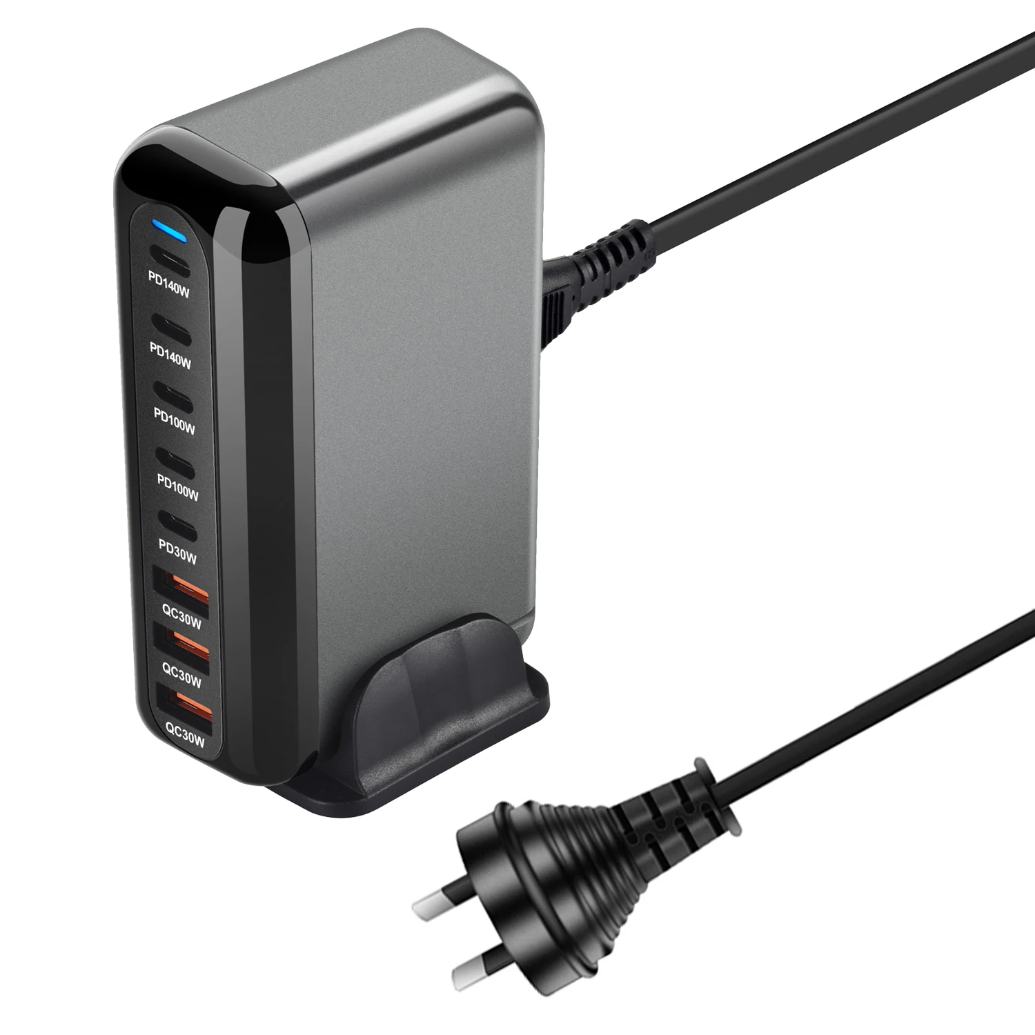600W Gan Fast Charge 3.0 USB Type C Charger 8-Port 5C3A PD Mobile Tablet Fast Charger for Phone Convenient Carry - Image 11