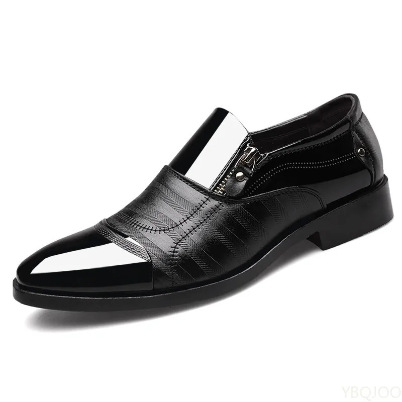 2026 Large Size Fashionable Men's Office Formal Shoes Low Cut Daily Comfortable Pointed Multifunctional Men's Wedding Shoes - Image 3